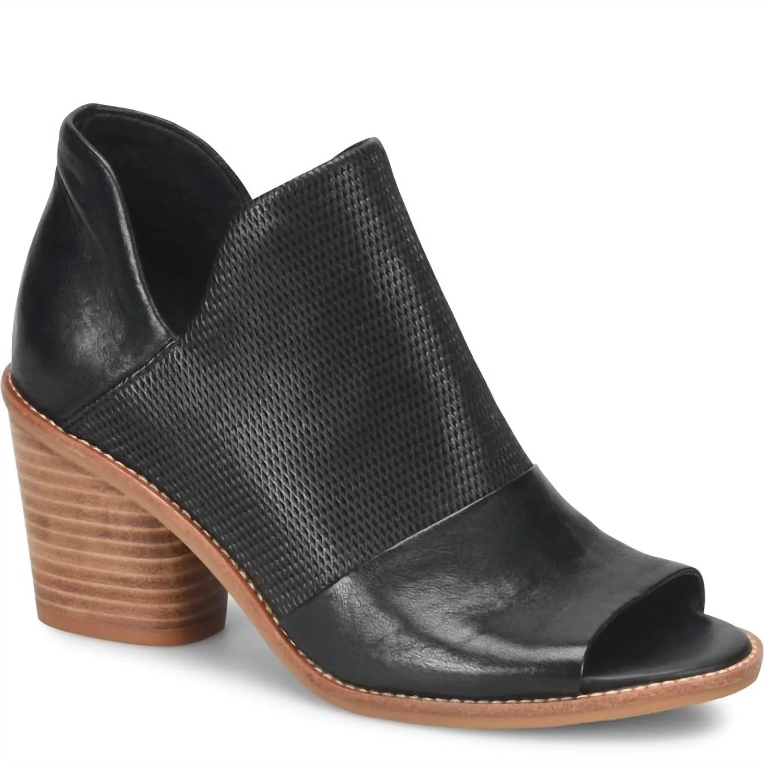 Women's Molly Open Toe Bootie In Black