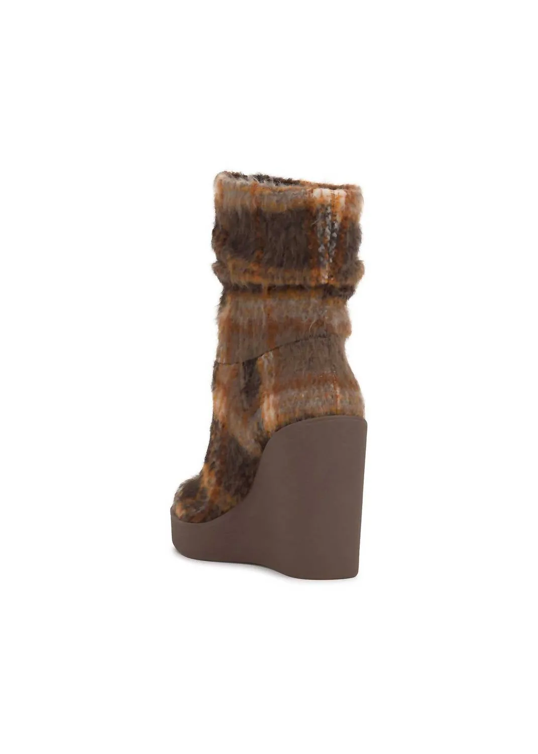 Women's Mynette Wedge Bootie In Mocha Combo
