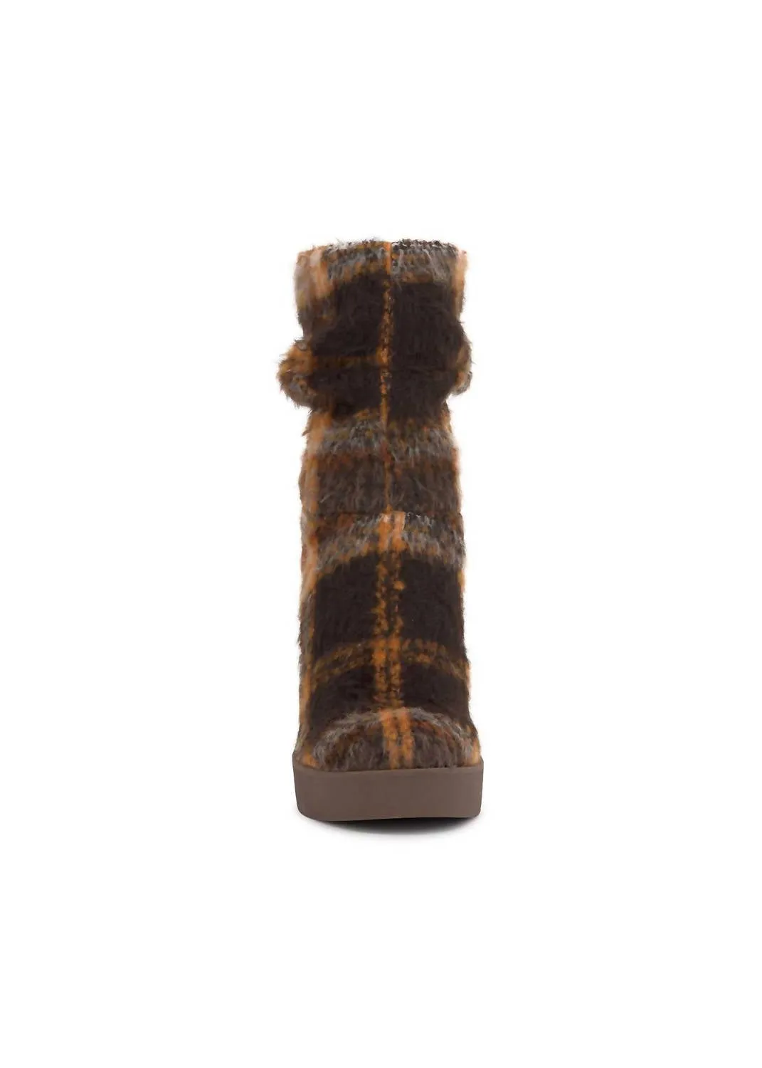 Women's Mynette Wedge Bootie In Mocha Combo