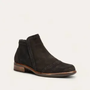 Women's Nefasi Ankle Boots In Black Velvet Nubuck