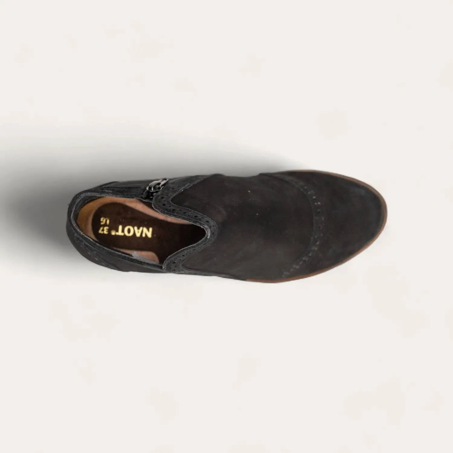 Women's Nefasi Ankle Boots In Black Velvet Nubuck