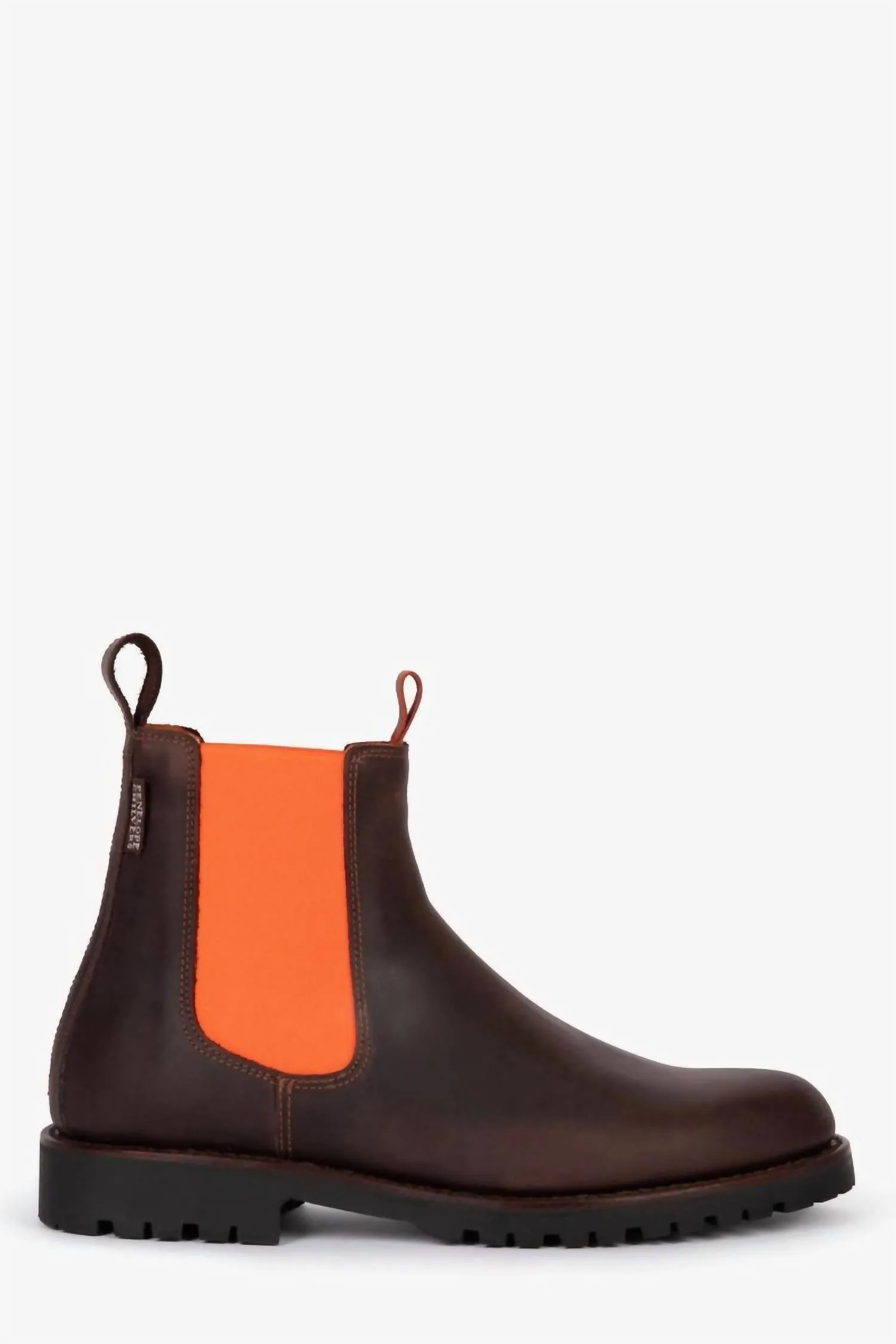 Women's Nelson Leather Boot In Conker/orange