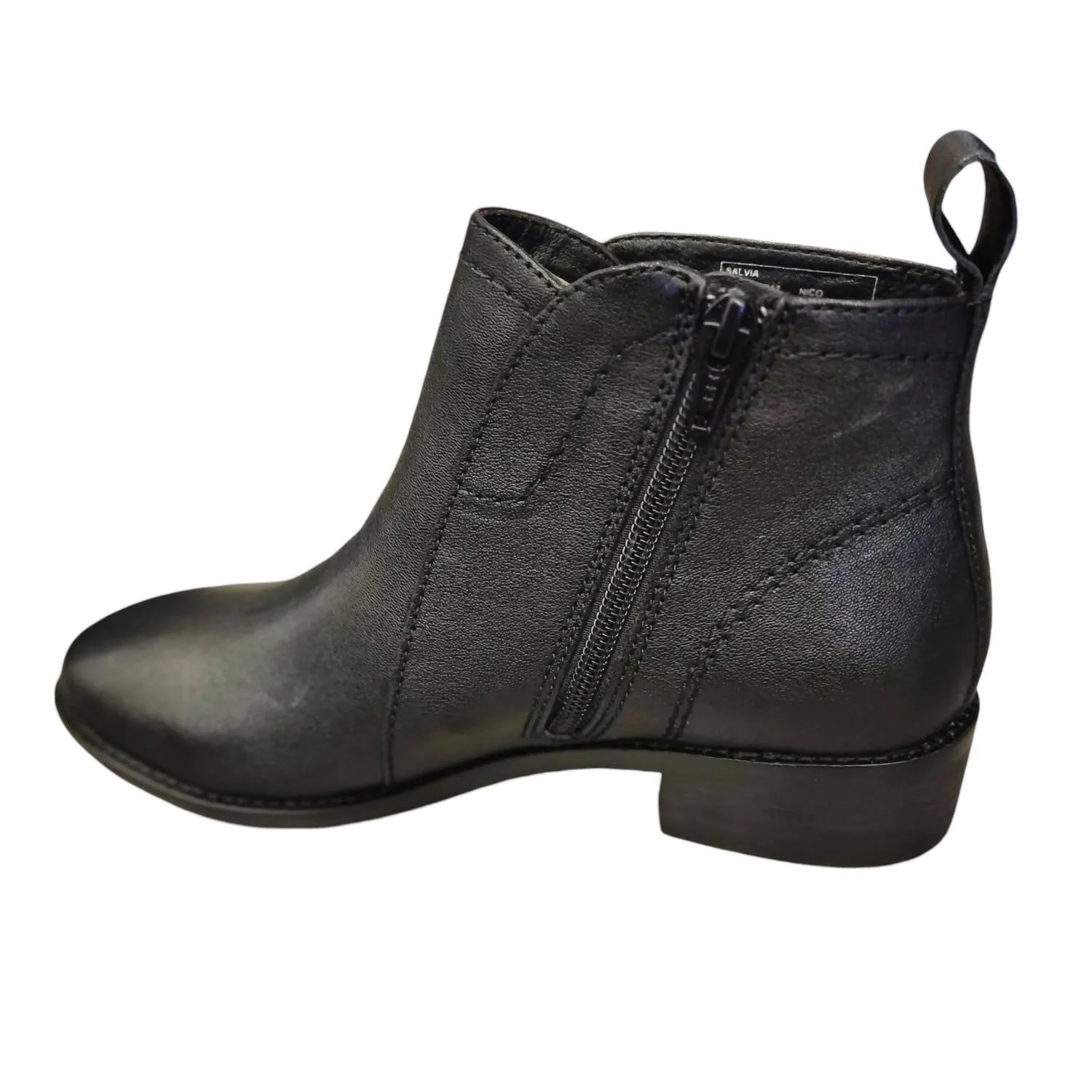 WomenS Nico Leather Ankle Boot In Black