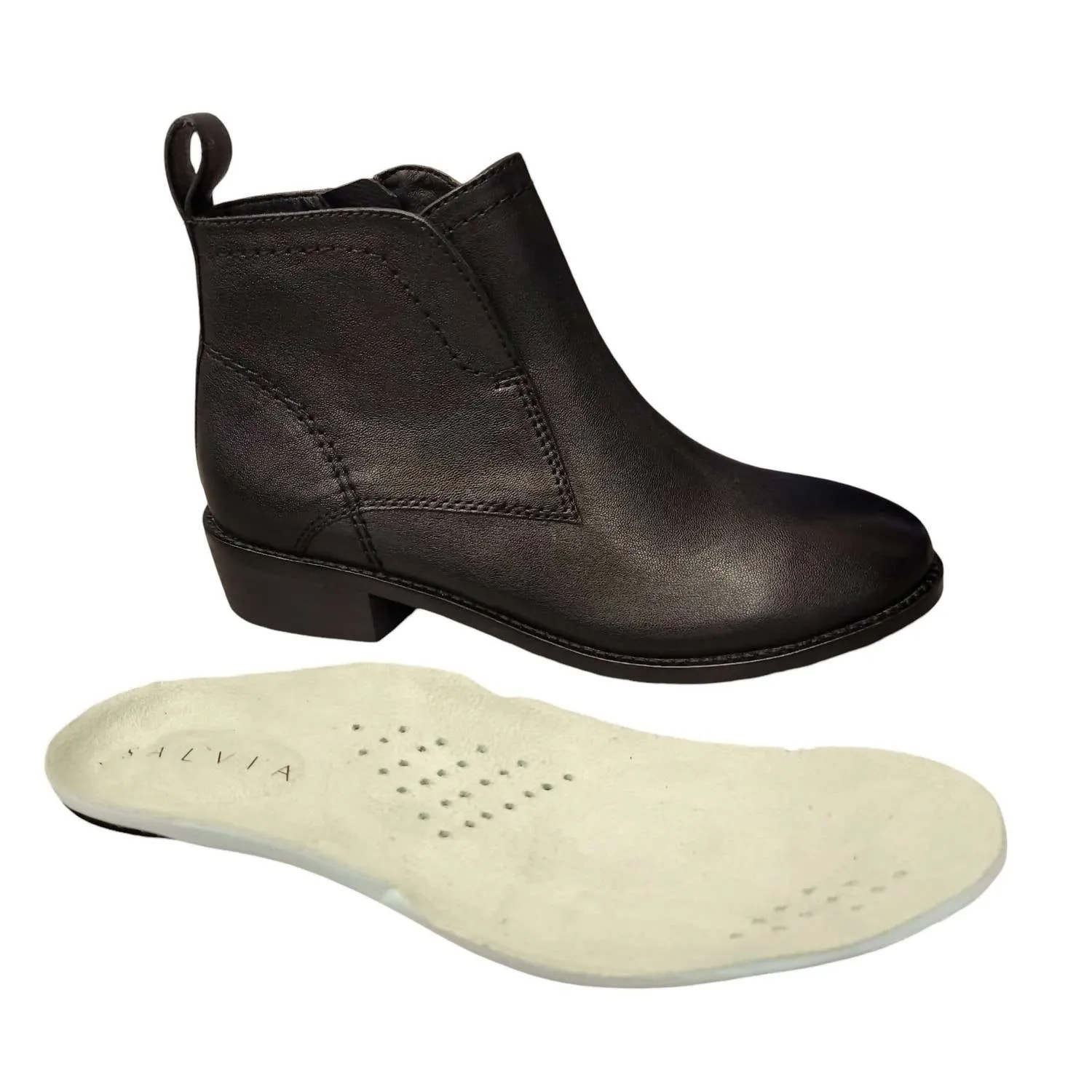 WomenS Nico Leather Ankle Boot In Black