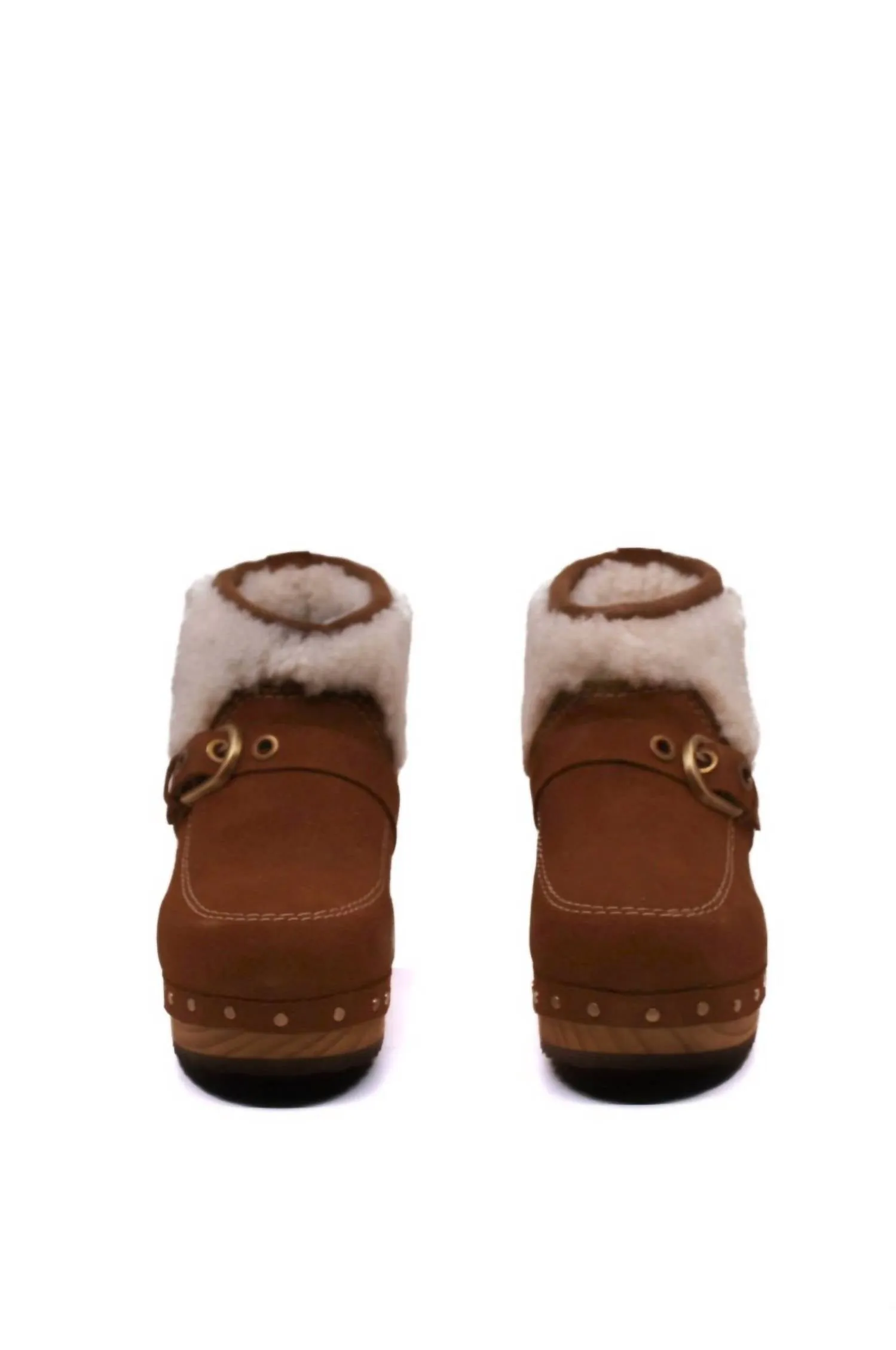 Women's Oak Clog Mule In Vintage Tan Suede