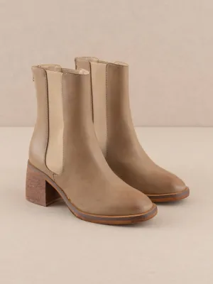 Women's Olivia Heeled Booties In Dune