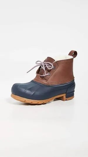 Women's Original Short Insulated Pac Boots In Burnt Sienna/navy