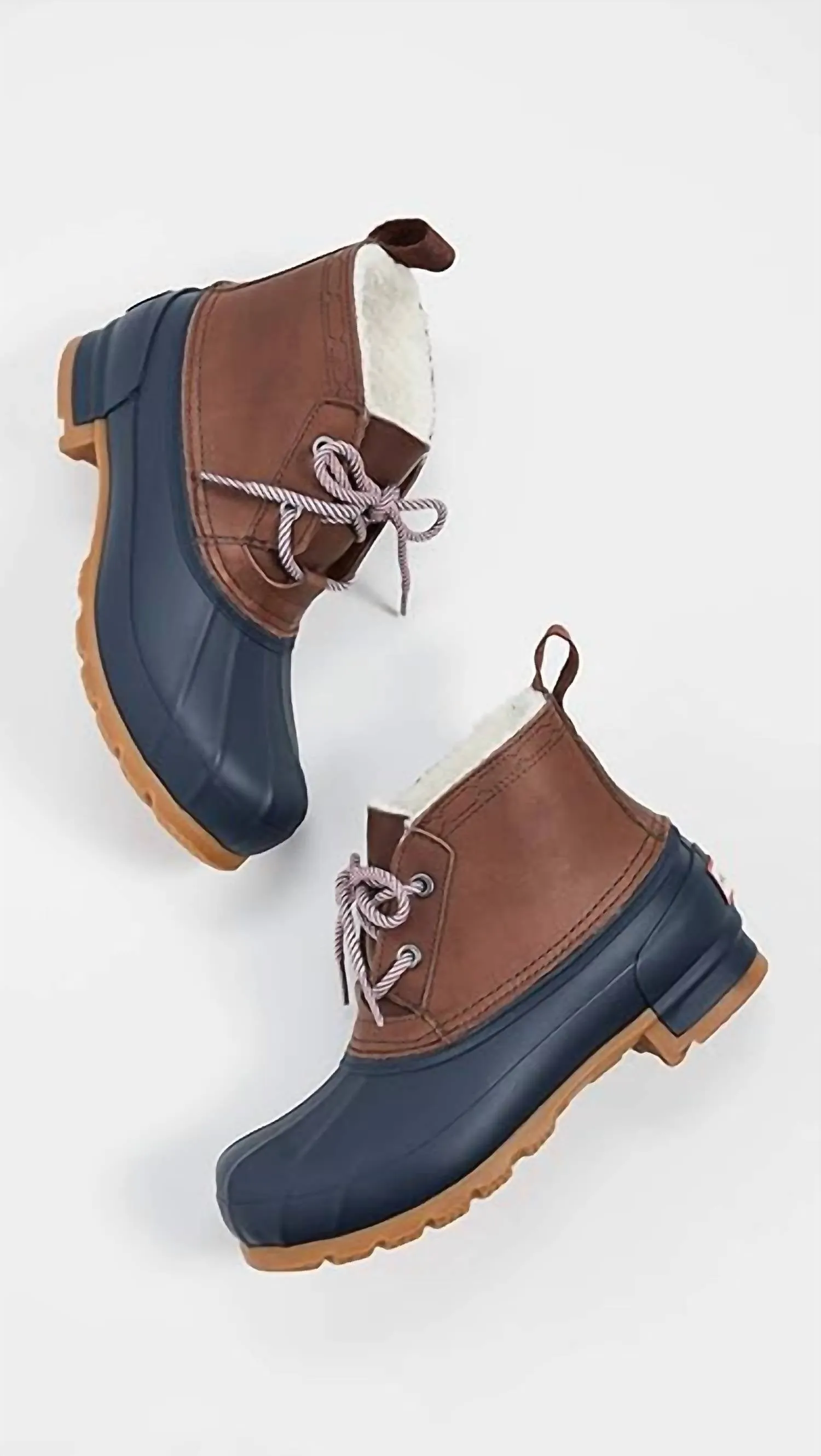 Women's Original Short Insulated Pac Boots In Burnt Sienna/navy