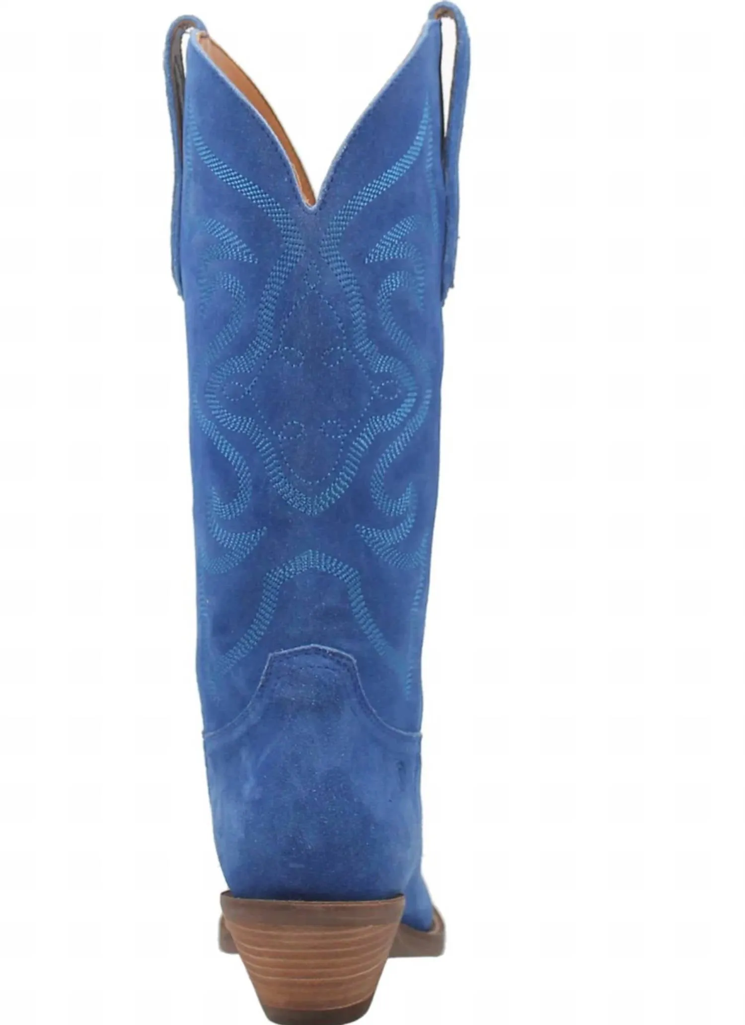 Women's Out West Suede Fashion Snip Toe Boots In Blue