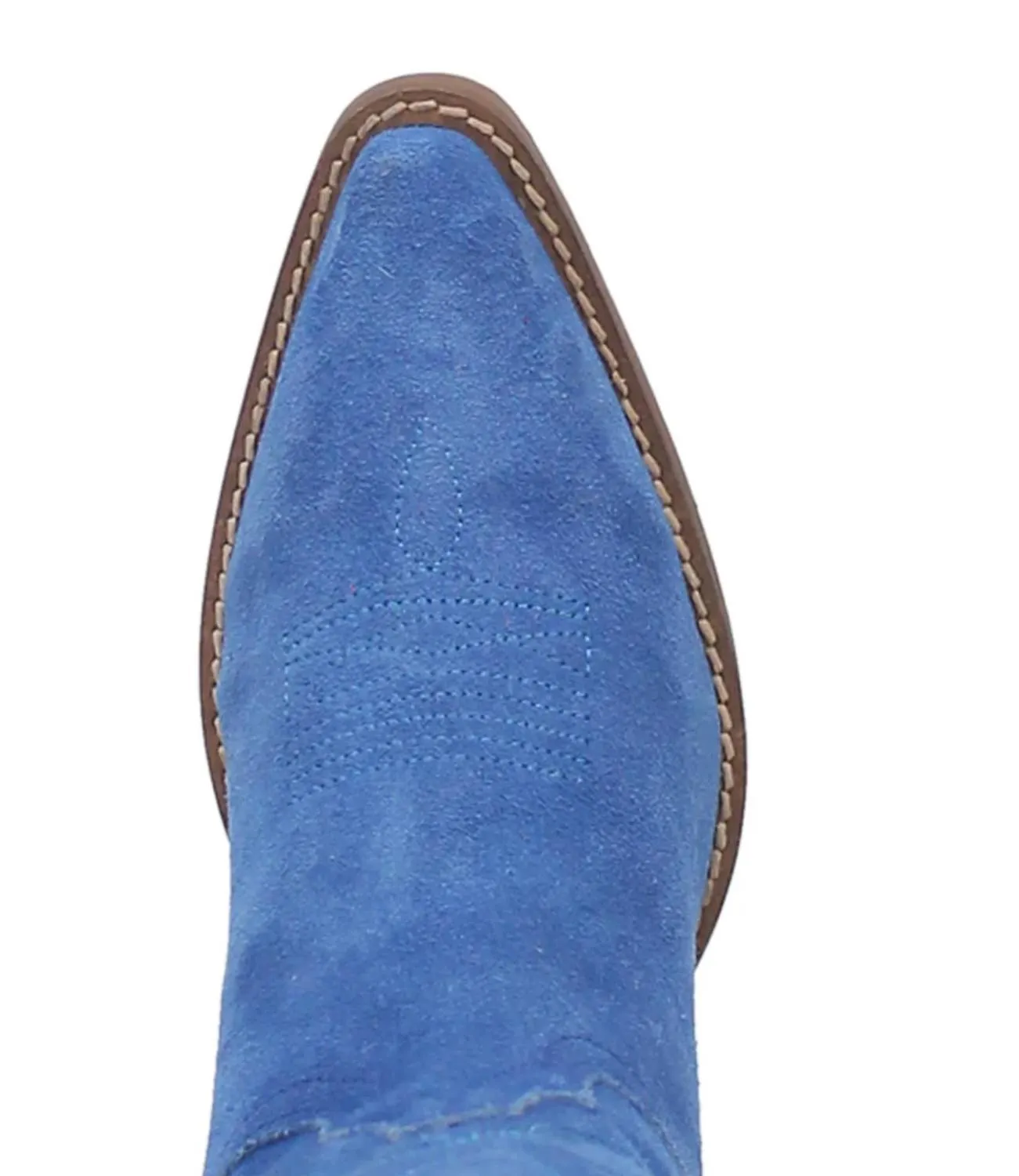 Women's Out West Suede Fashion Snip Toe Boots In Blue