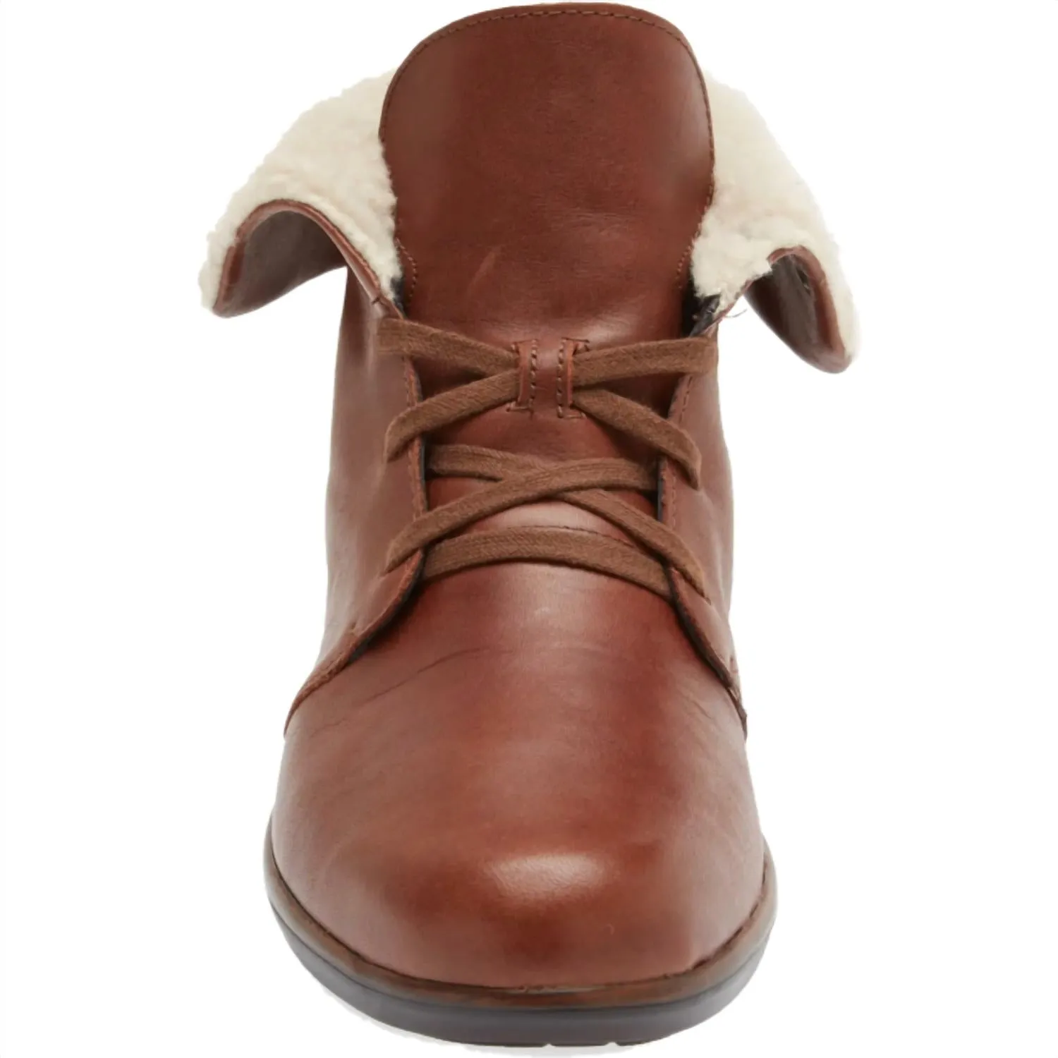 Women's Pali Ankle Boots In Soft Chestnut Leather
