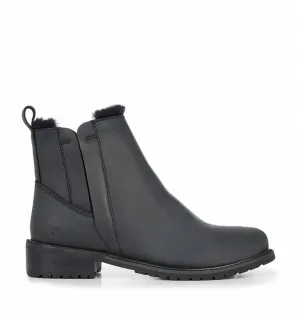 Women's Pioneer Leather Boots In Black