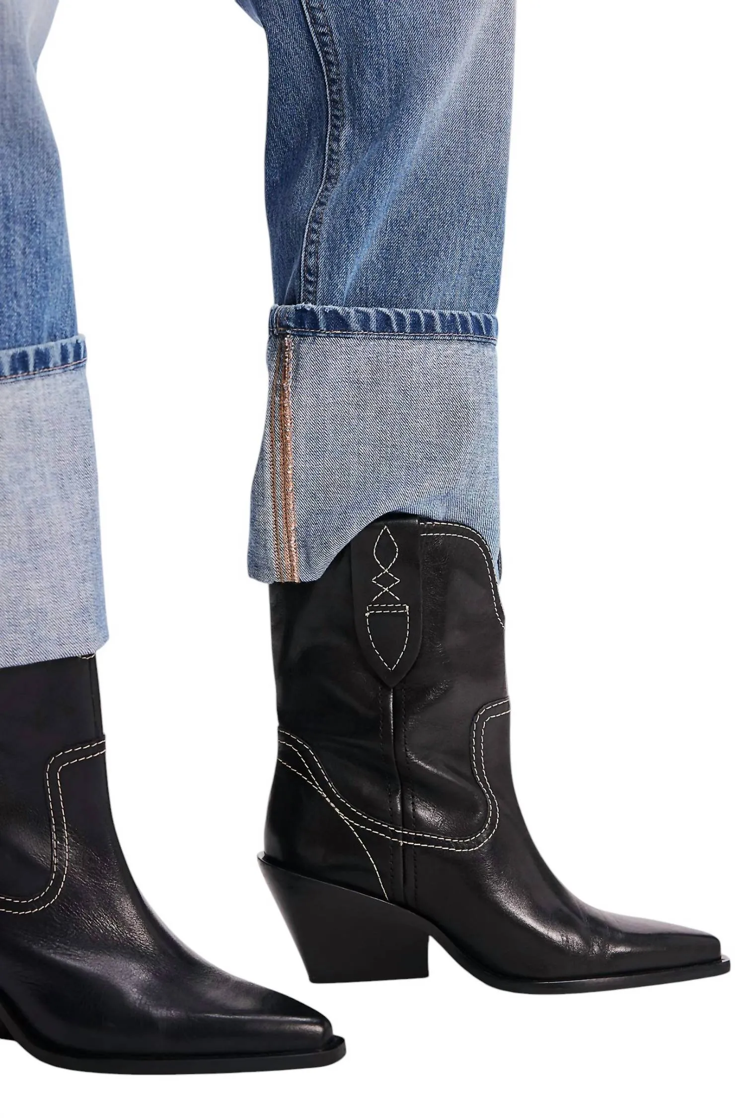 Women's Pitchfork Western Boot In Victorian Black