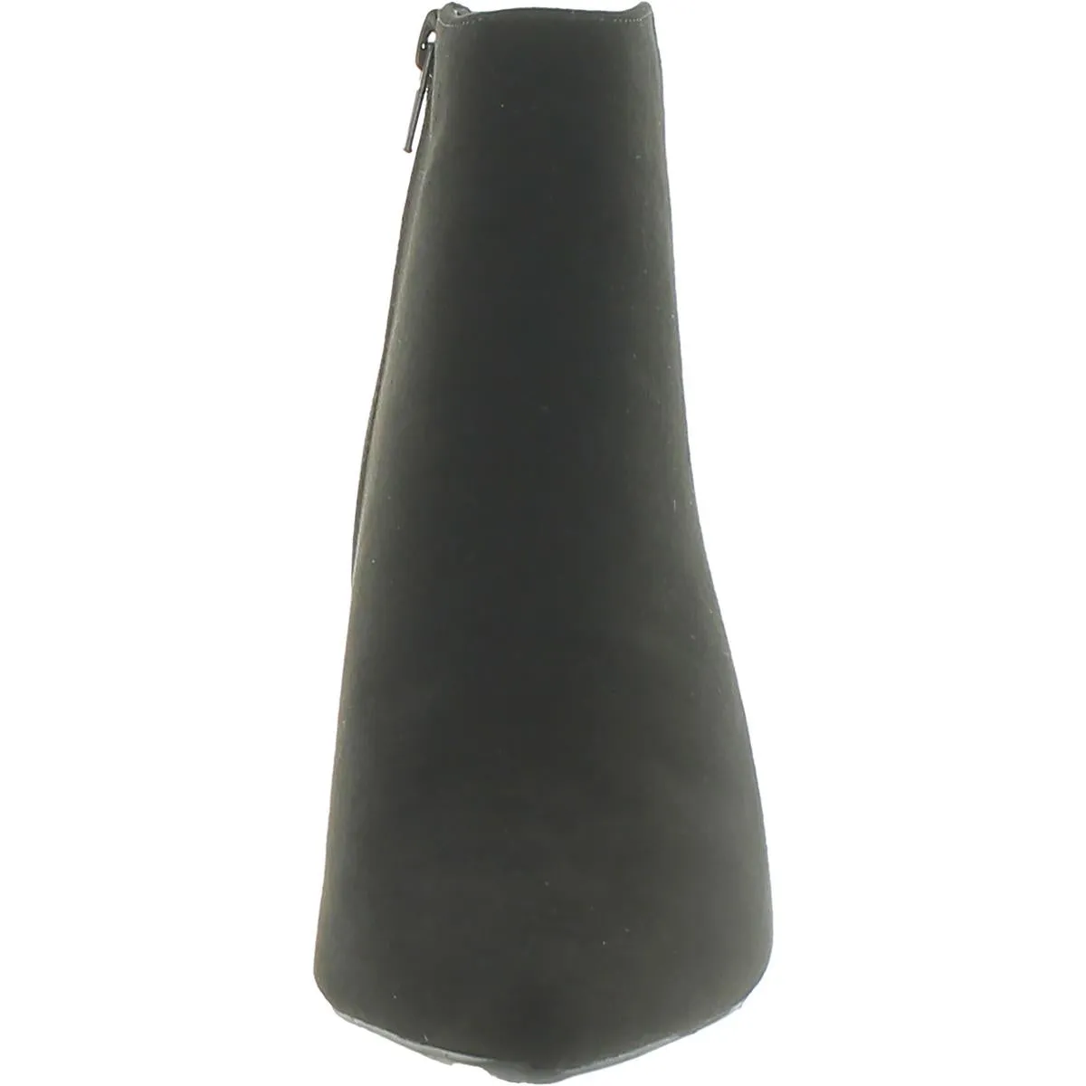 Womens Pointed Toe Zip Up Ankle Boots