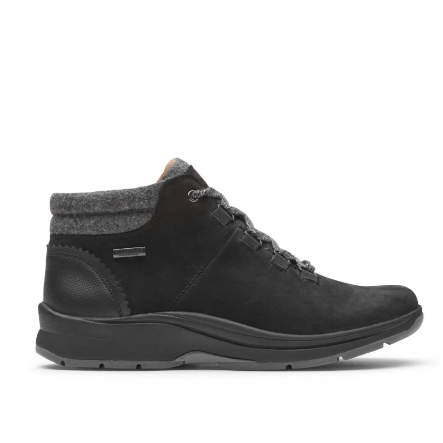 Women's Pyper Hiker Boot - Wide In Black Nubuck