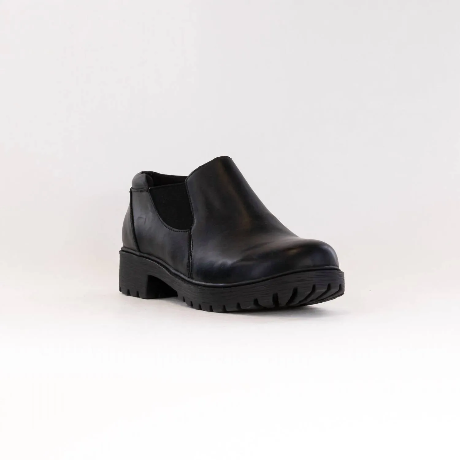 Women's Ramona Leather Ankle Boots In Oiled Black