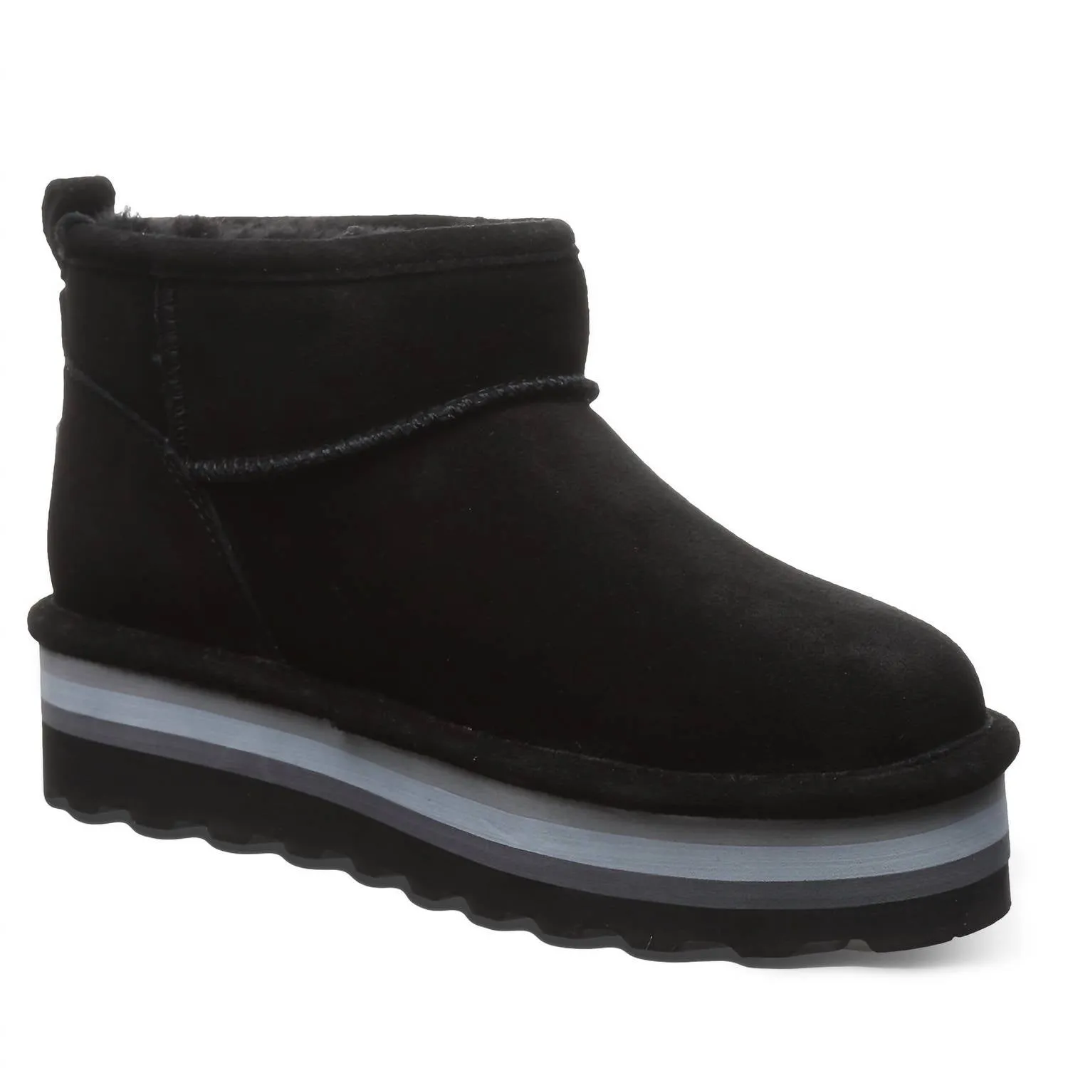 Women's Retro Shorty Boot In Black