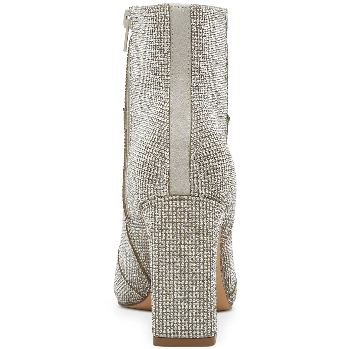 Womens Rhinestone Pointed Toe Booties