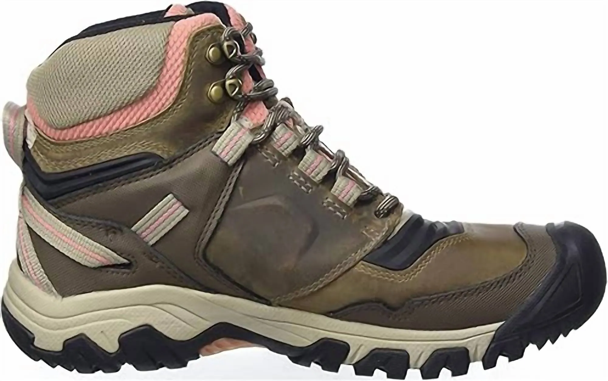 WomenS Ridge Flex Mid Wp Hiking Boots In Timberwolf/brick Dust
