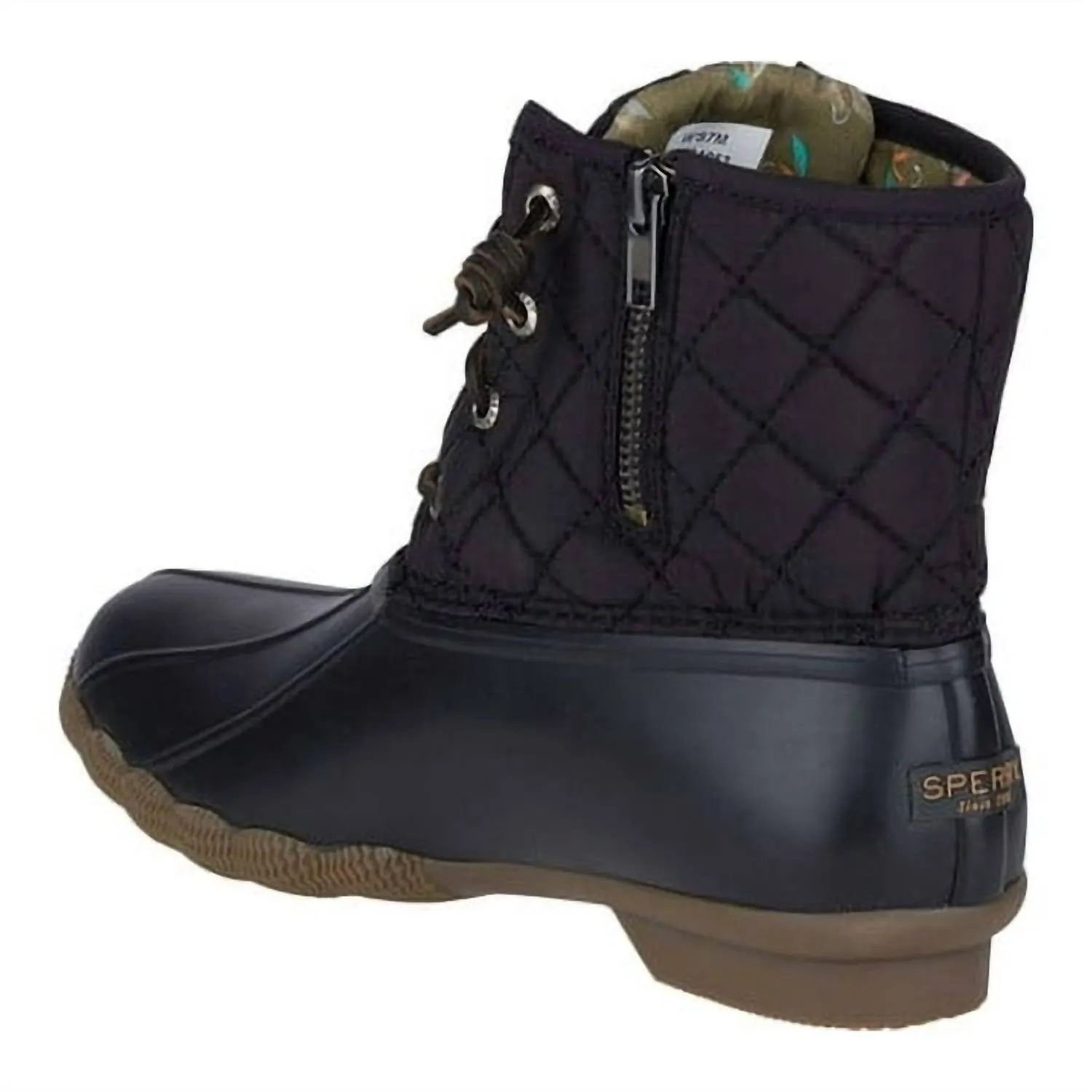 Women's Saltwater Quilted Nylon Boot In Black