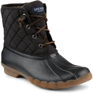 Women's Saltwater Quilted Nylon Boot In Black
