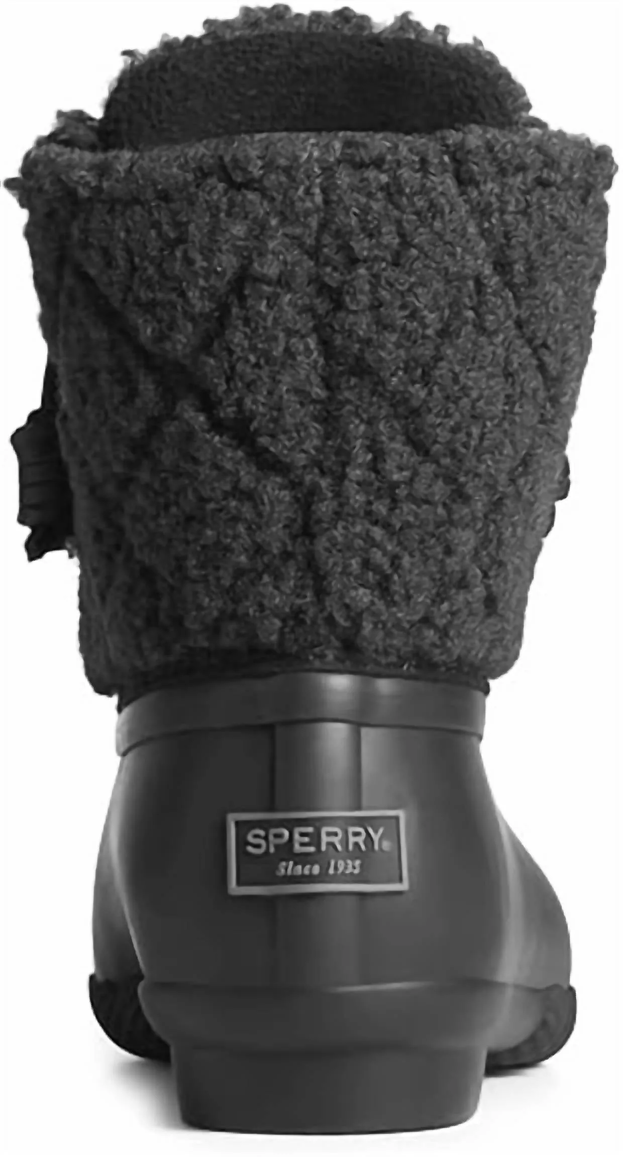 Women's Saltwater Sherpa Bootie In Black