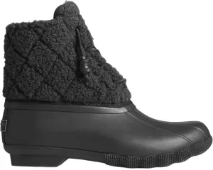 Women's Saltwater Sherpa Bootie In Black