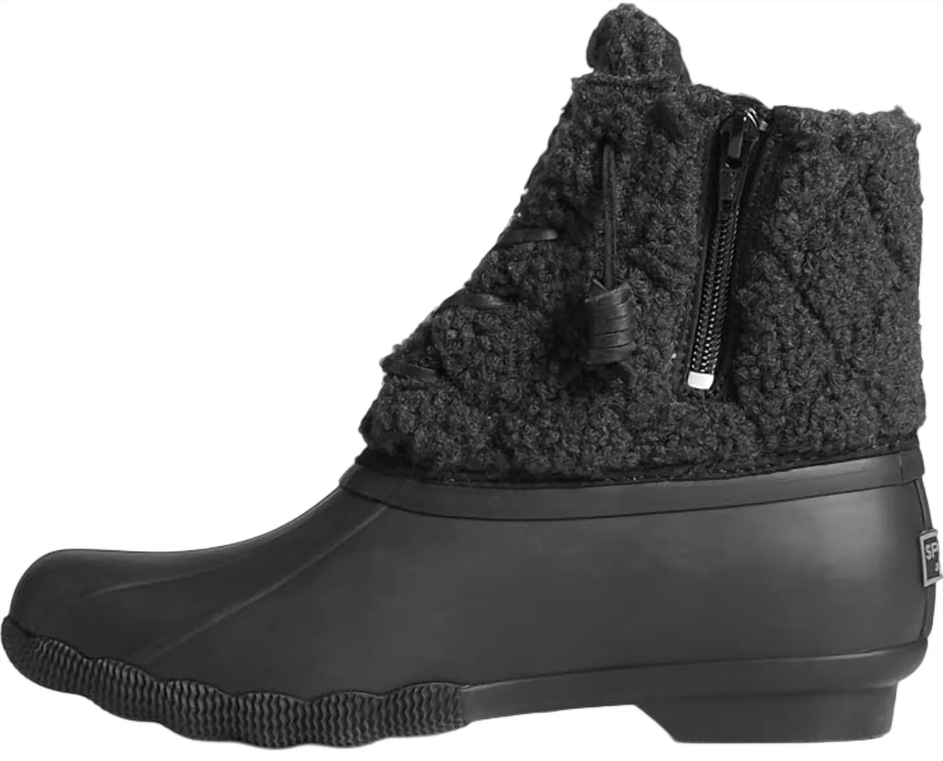 Women's Saltwater Sherpa Bootie In Black