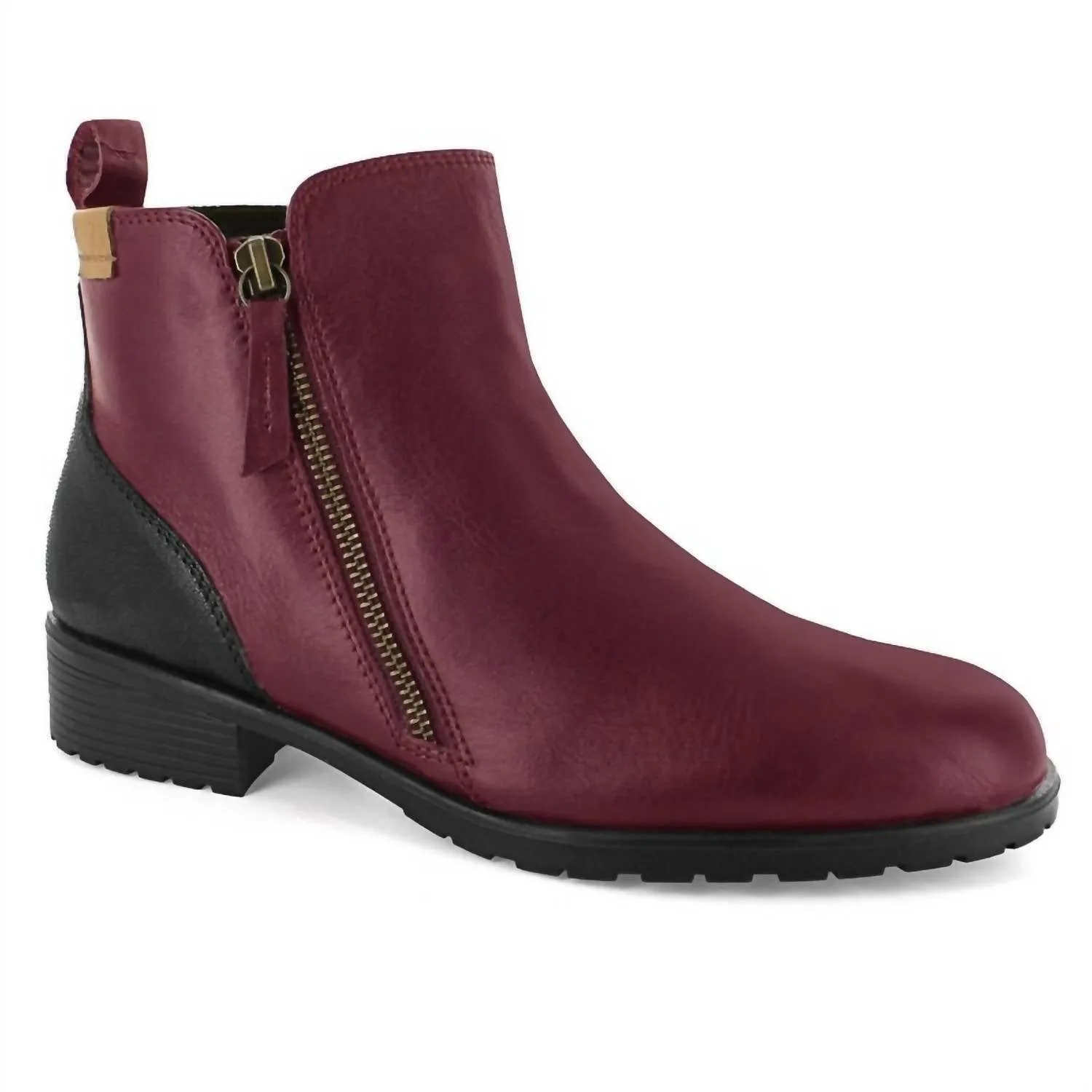Women's Sandringham Boots - Wide In Merlot