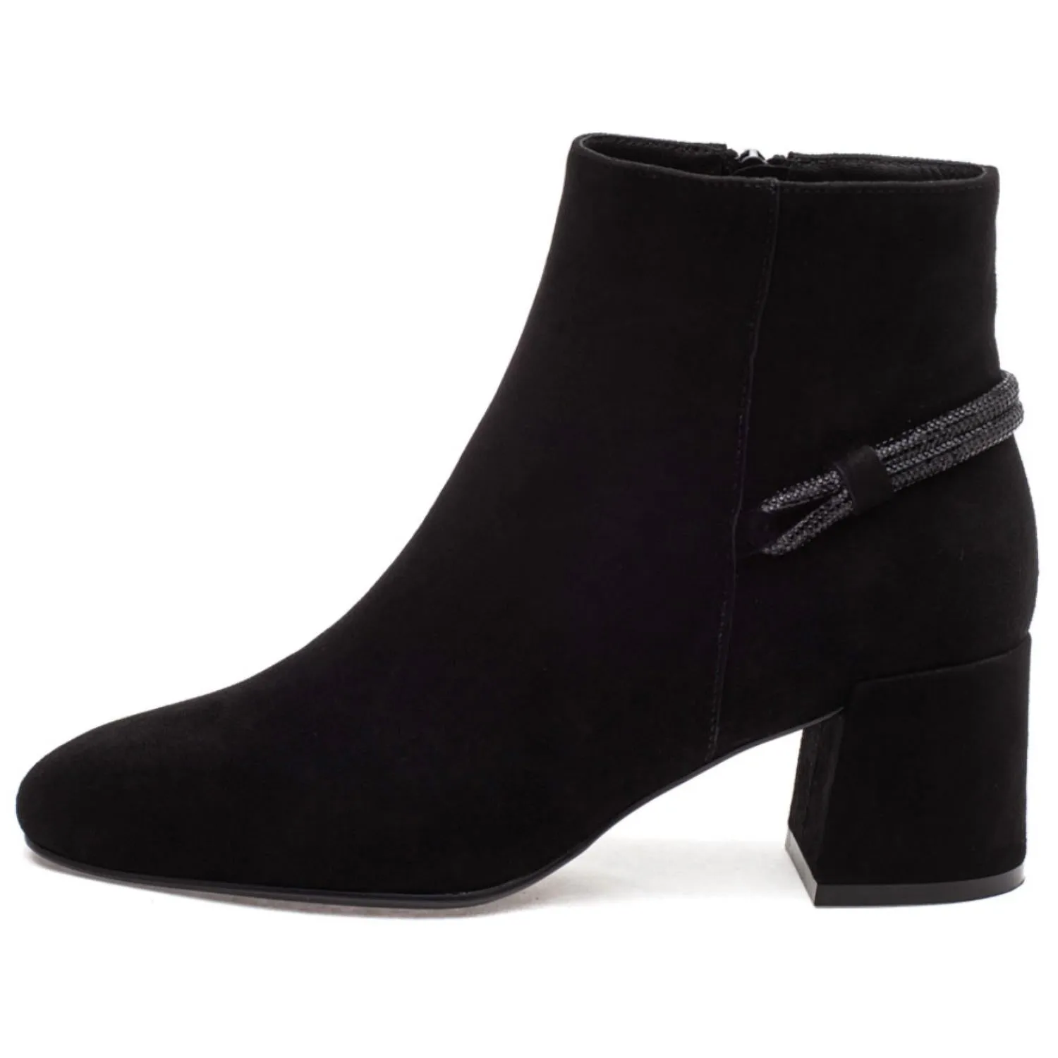 Women's Shermy Bootie In Black Suede