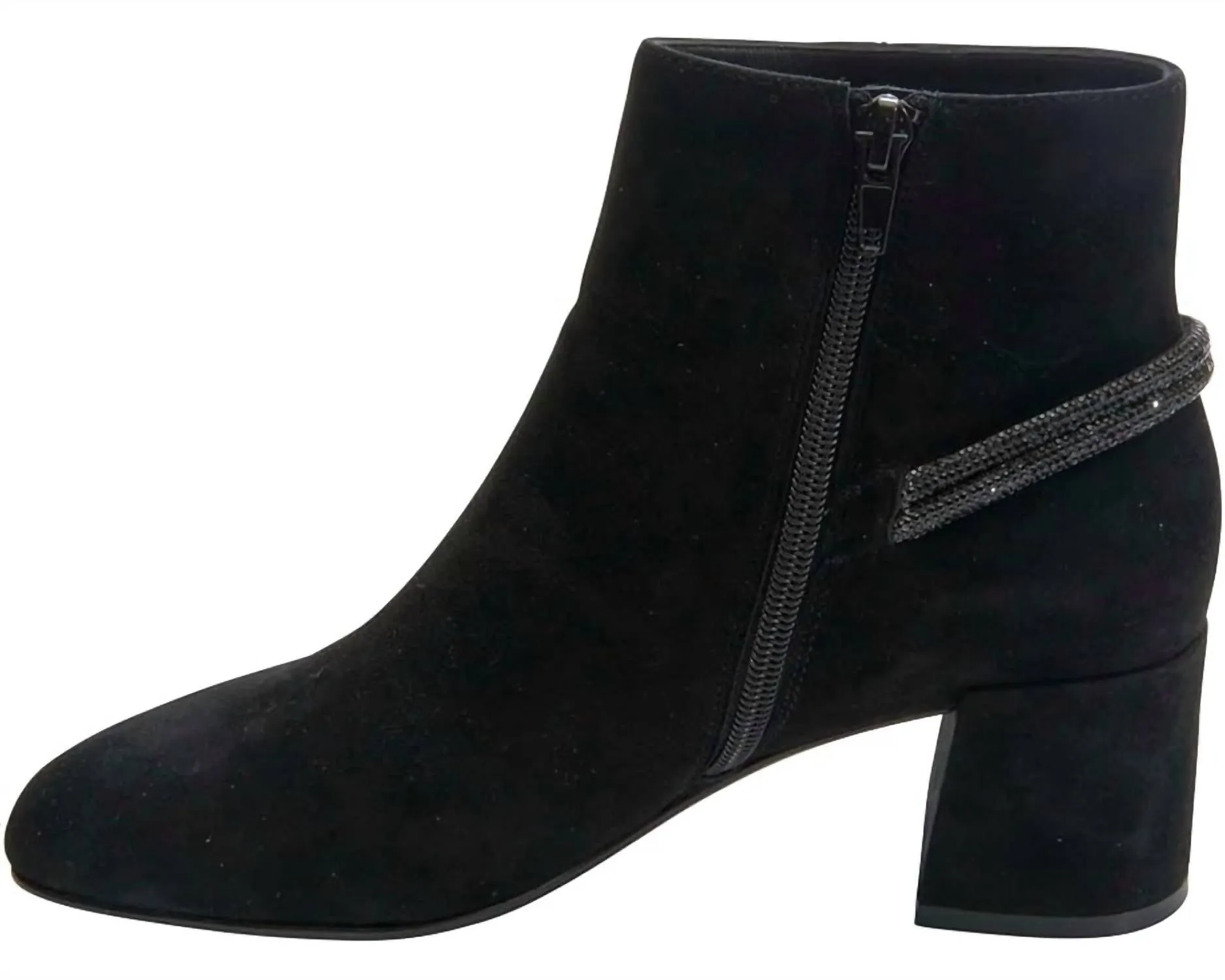 Women's Shermy Bootie In Black Suede