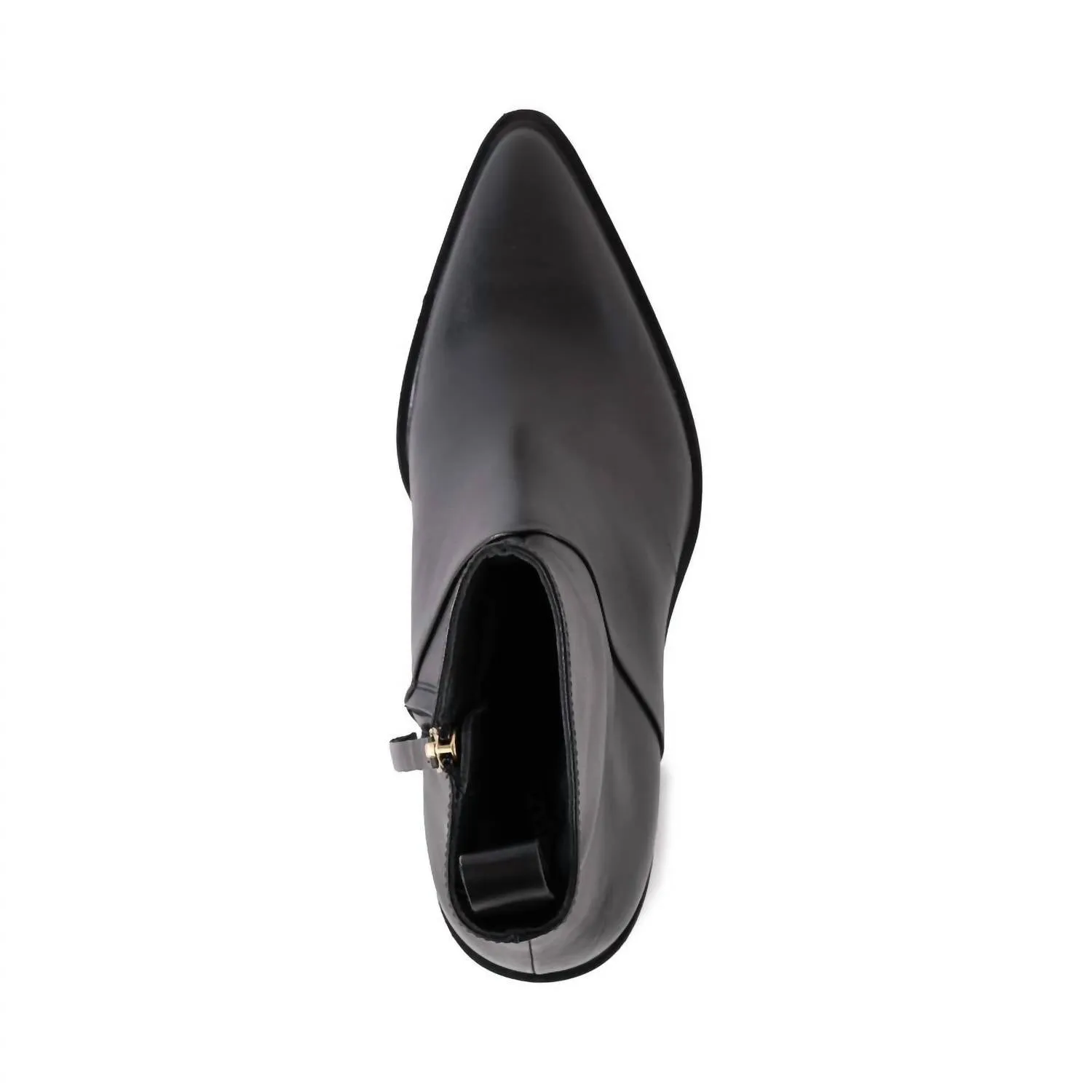 Women's Shining Star Leather Boot In Black