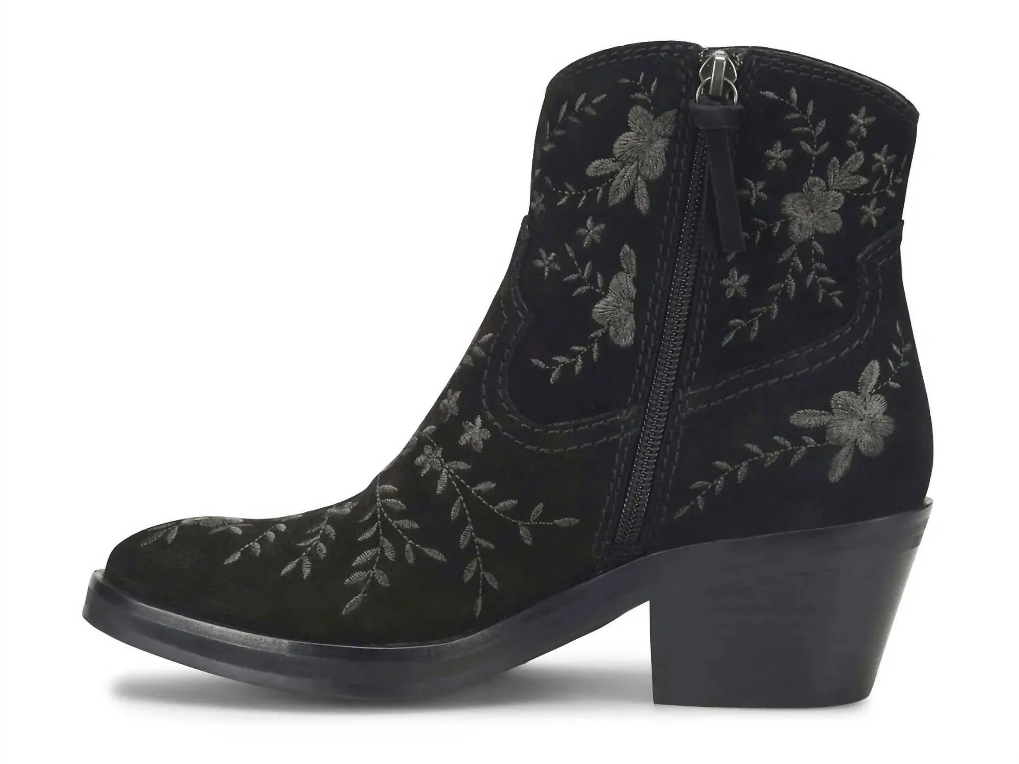 Women's Sophie Embroidered Bootie In Black