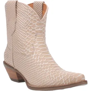 Women's Sorta Sweet Genuine Leather Bootie In Sand