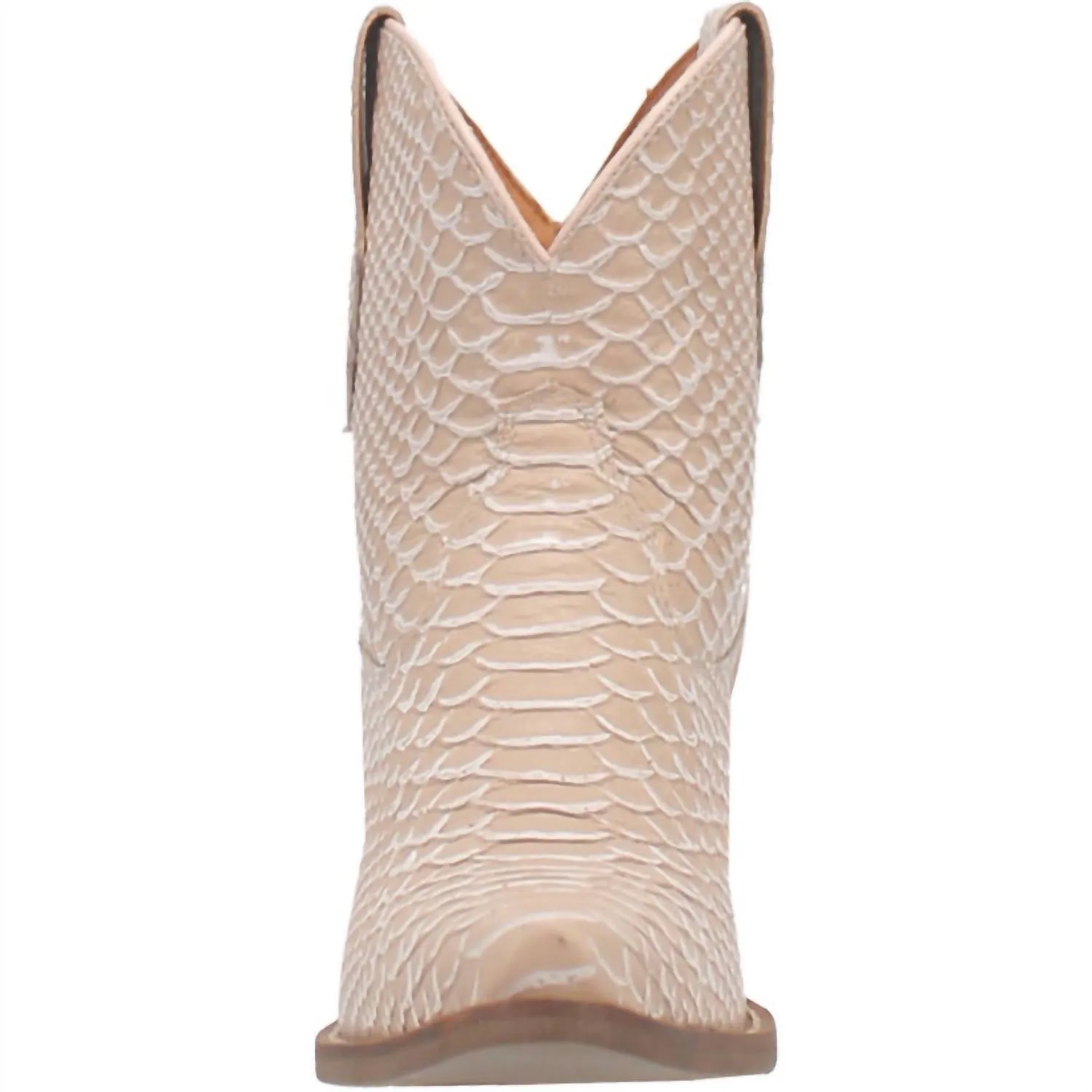 Women's Sorta Sweet Genuine Leather Bootie In Sand