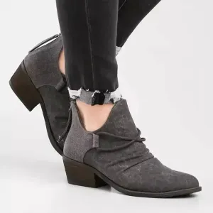 Women's Spartan 2 Ankle Zip Booties In Grey