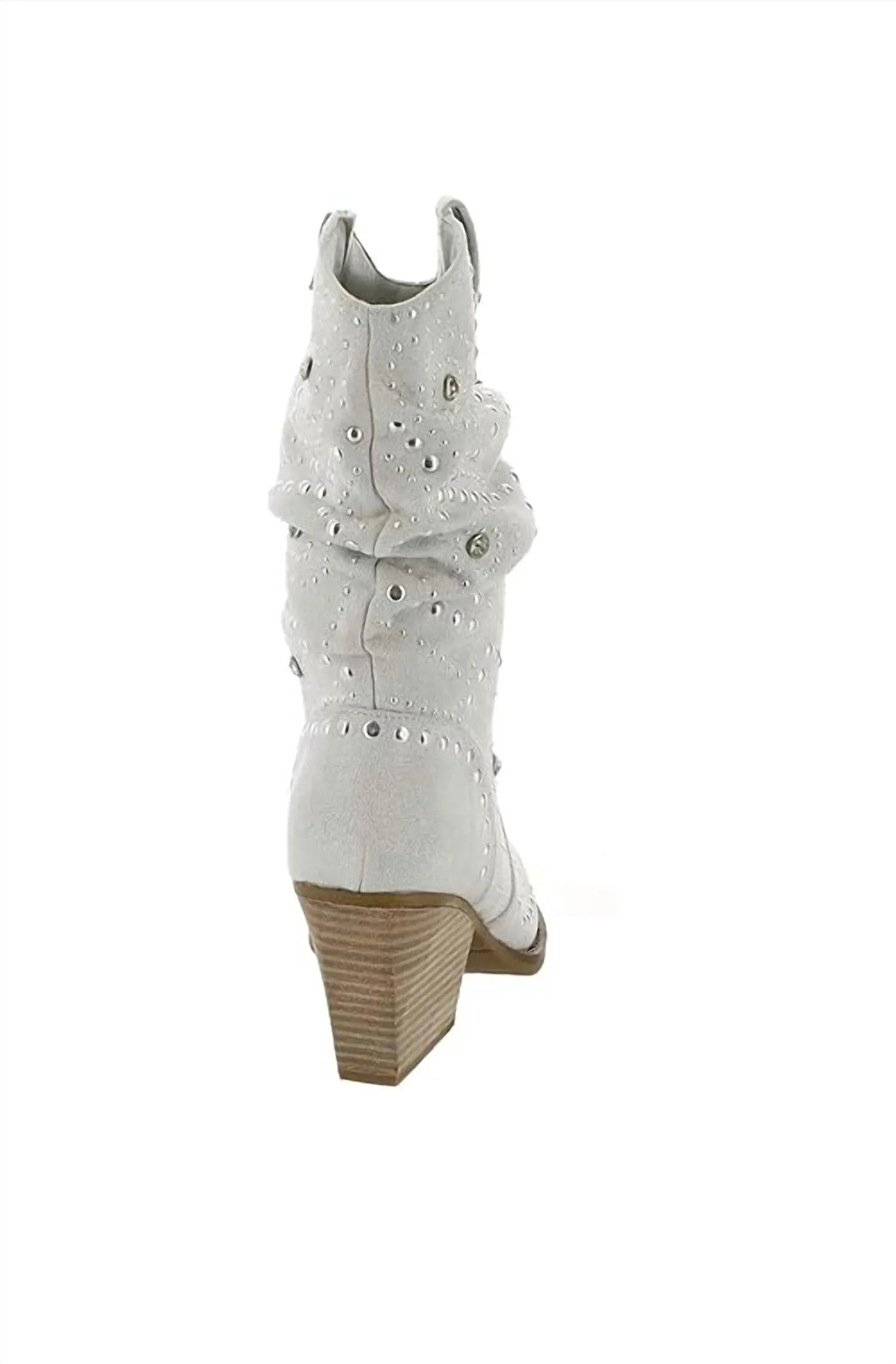 Women's Stellar Studded Boot In Cream