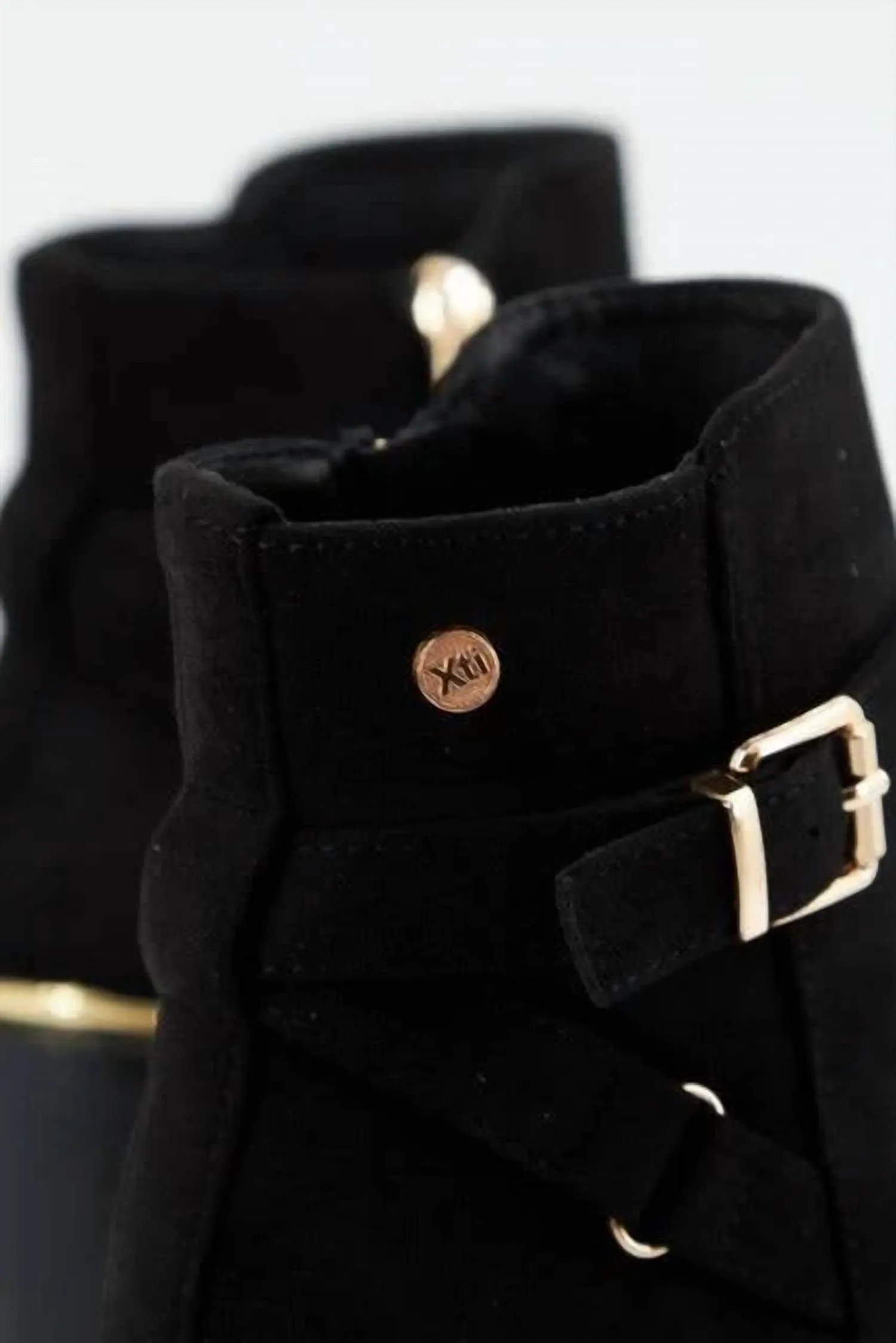 Women's Suede Dress Booties In Black