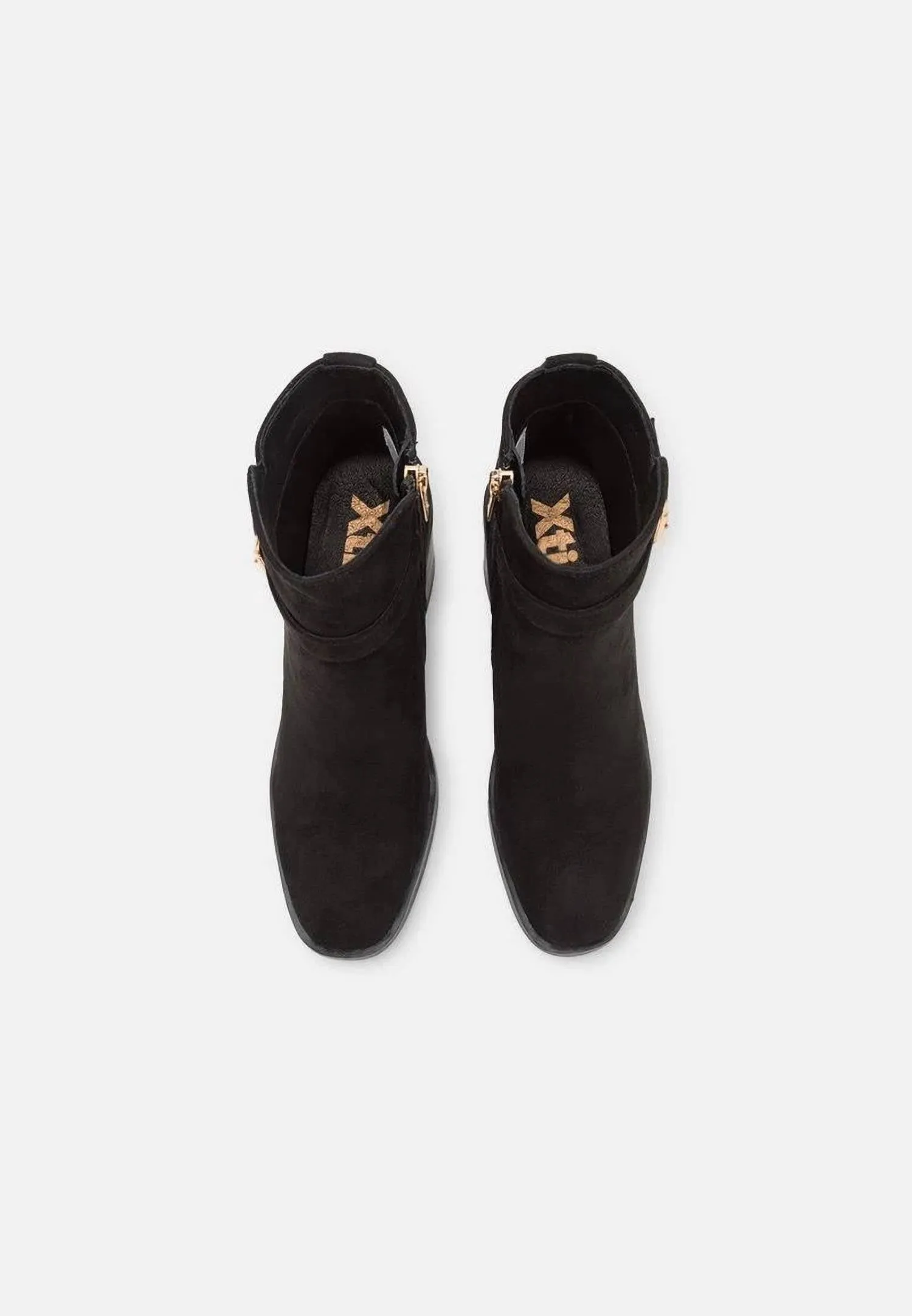 Women's Suede Dress Booties In Black