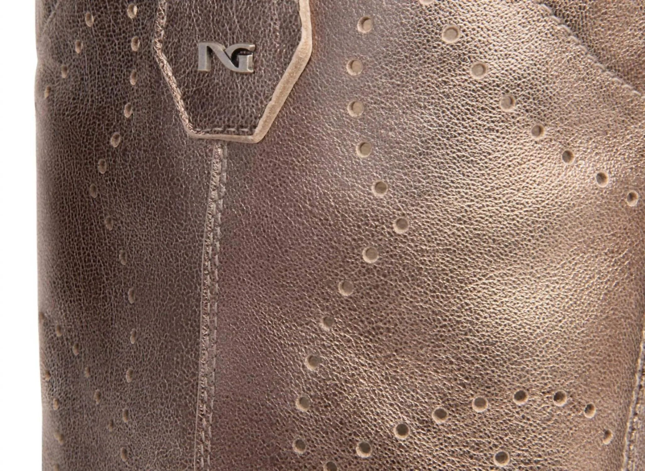 Women's Torba Leather Cowboy Boots In Gold