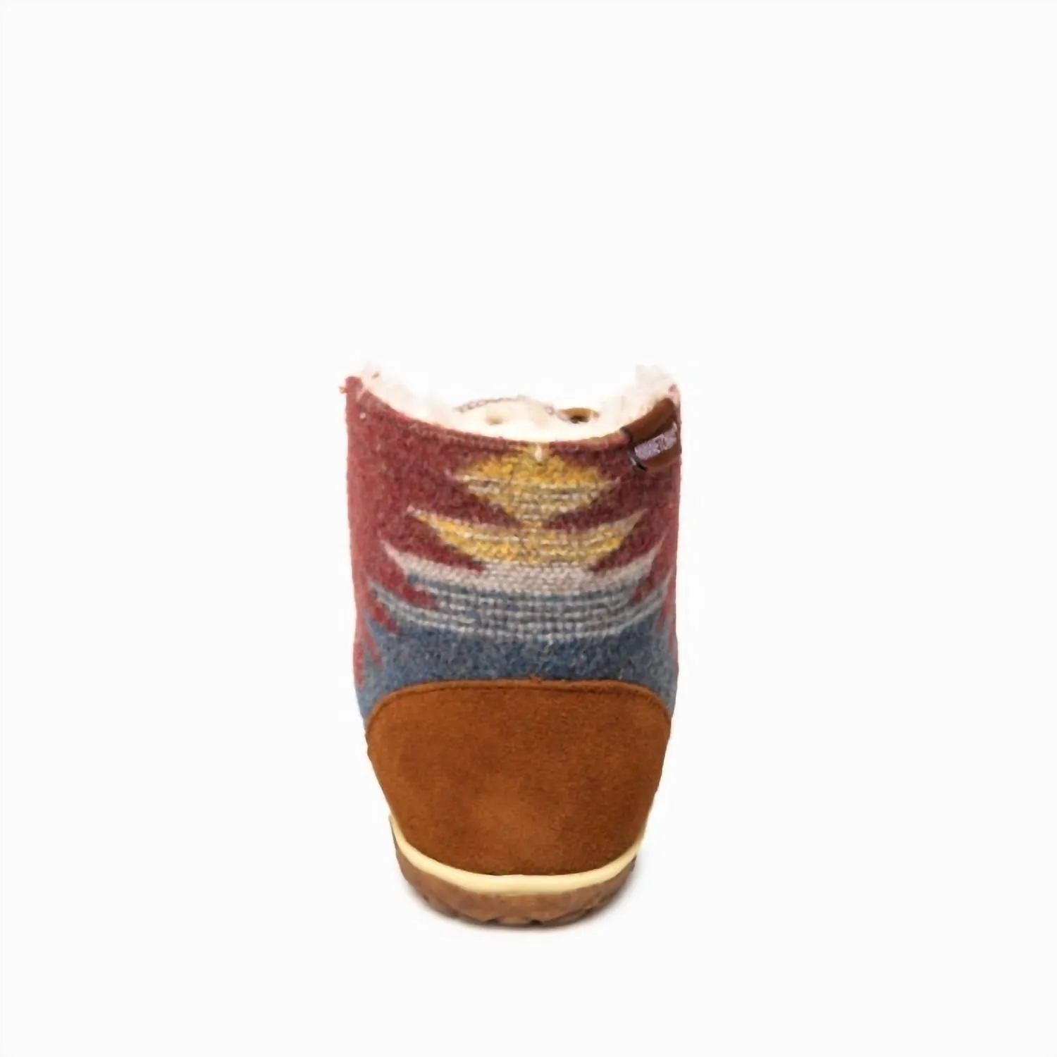 Women's Torrey Faux Fur Lined Slipper Ankle Boot In Brown Multi