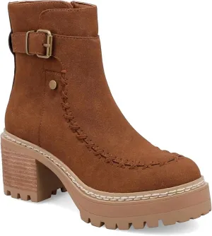 Women's Toula Lug Sole Boot In Cognac