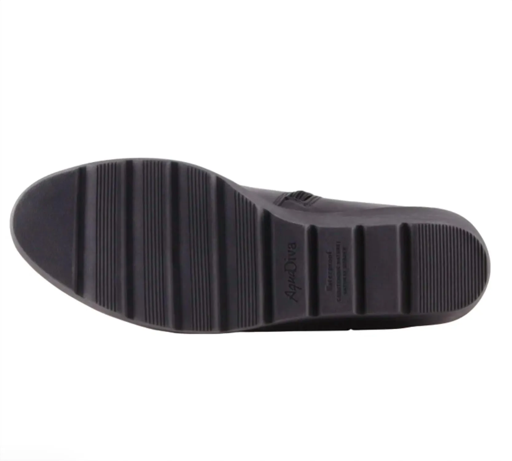 Women's Tulip Waterproof Boot In Black Leather