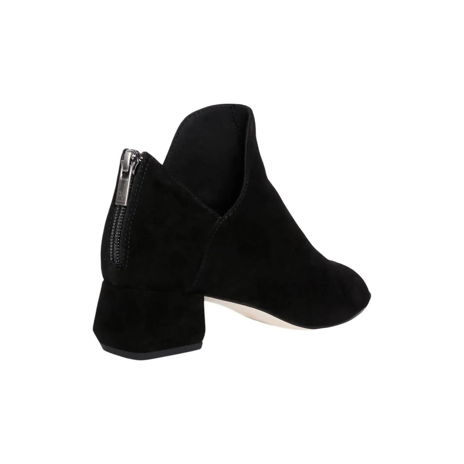 Women's Vonn Ankle Boot In Black Kid Suede