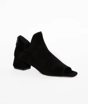 Women's Vonn Bootie In Black Kid Suede