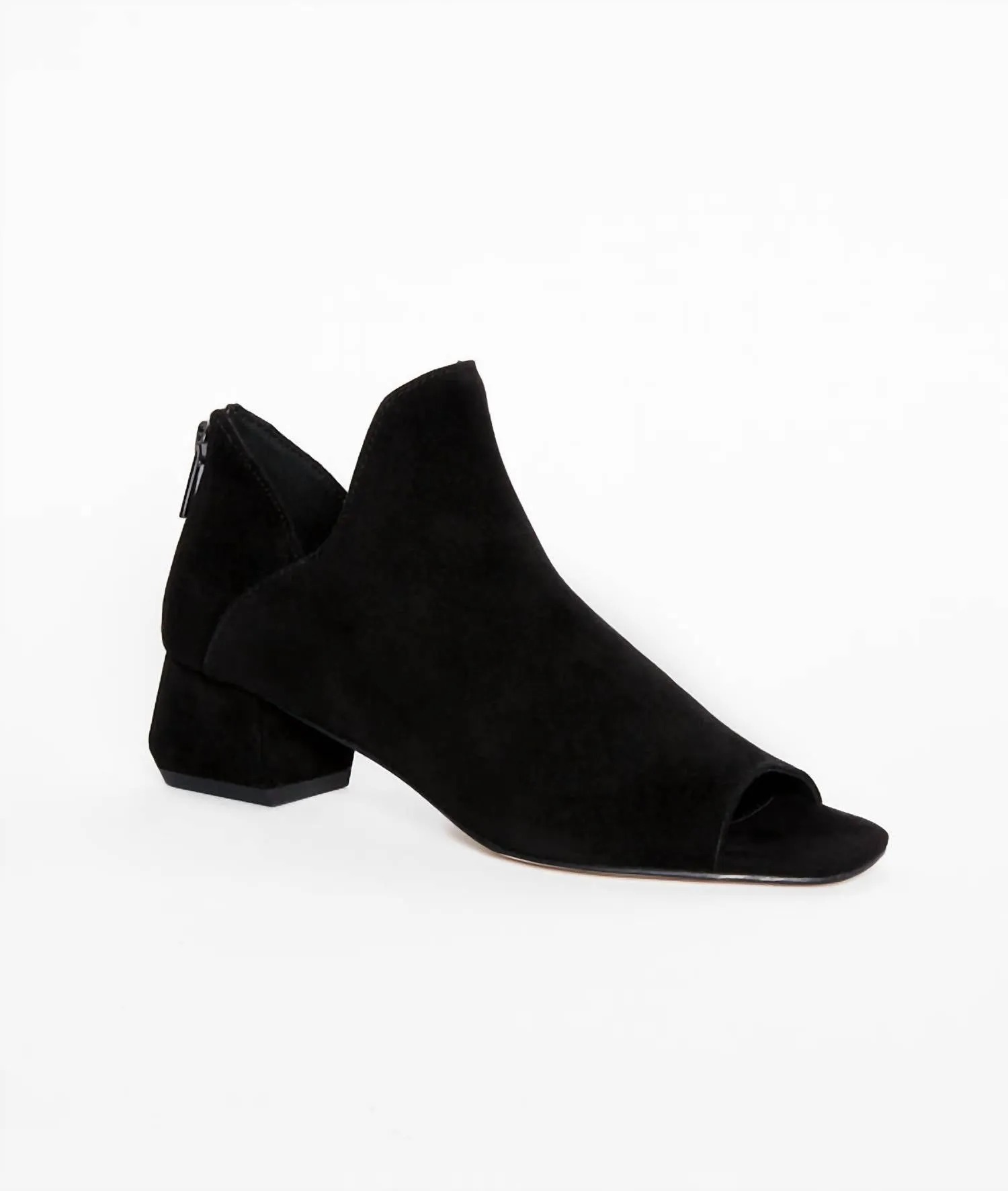 Women's Vonn Bootie In Black Kid Suede