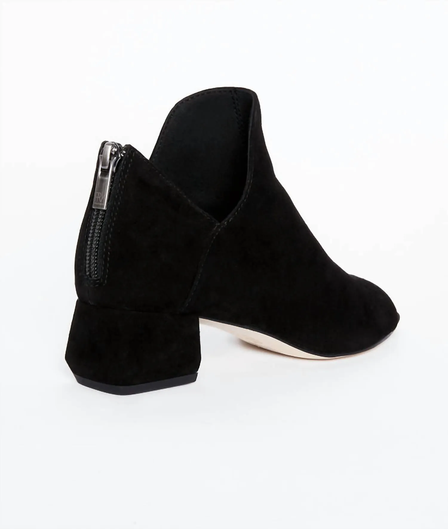 Women's Vonn Bootie In Black Kid Suede