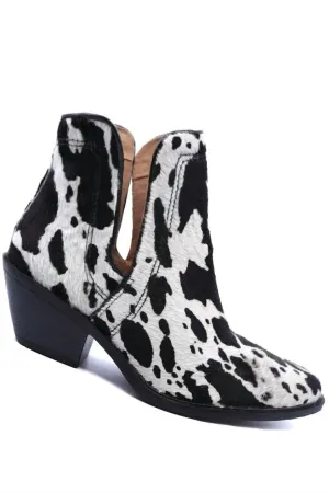Women's West 2 Cow Boots In Black