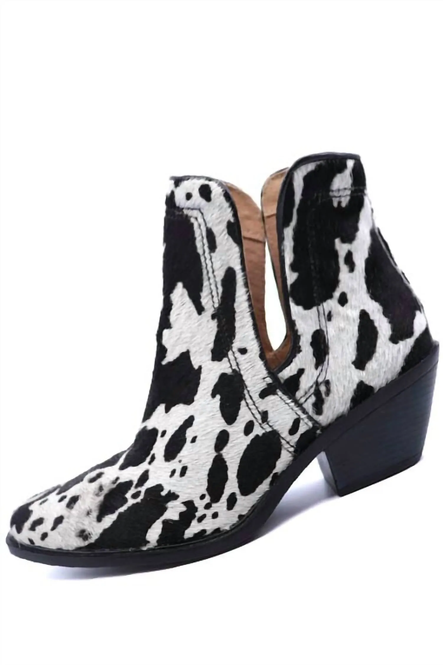 Women's West 2 Cow Boots In Black
