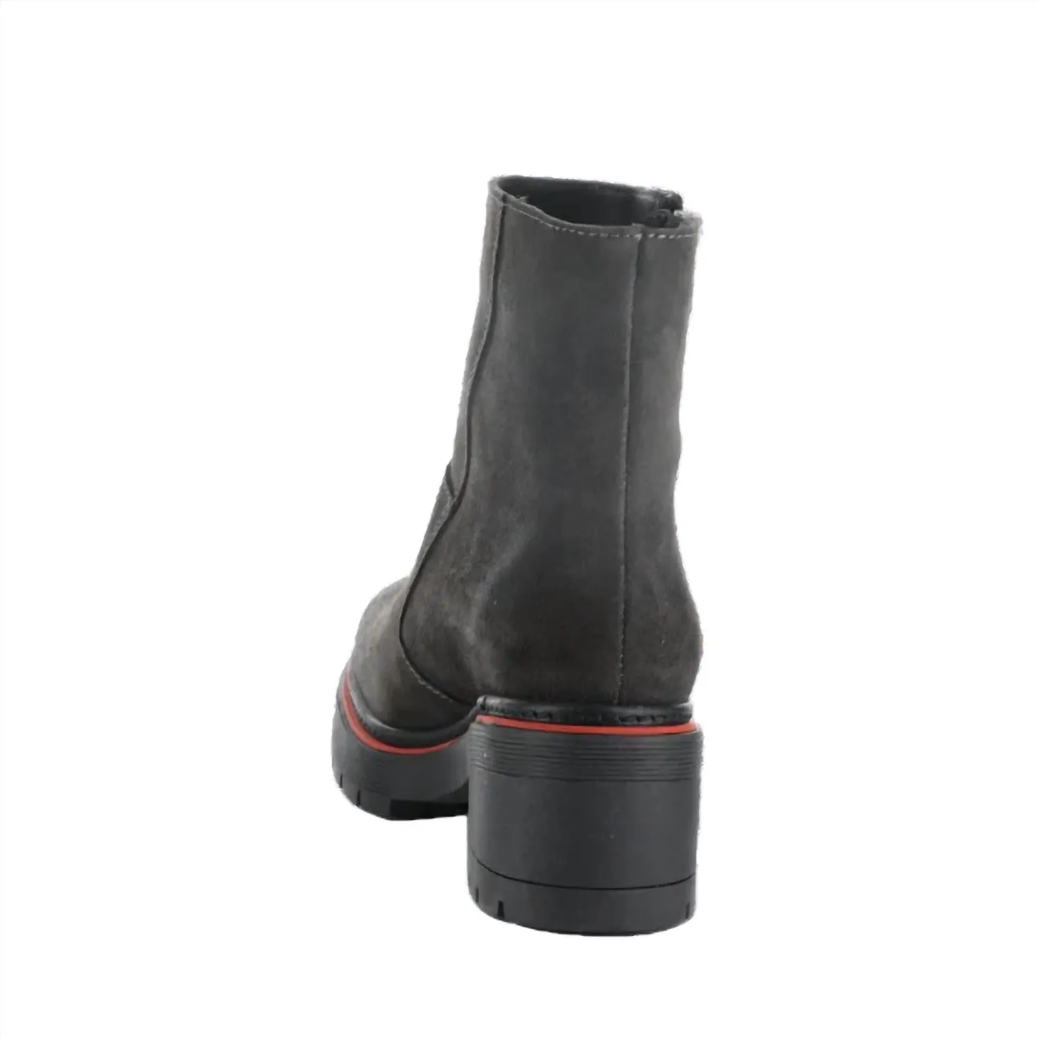 Women's Zap Zip Up Ankle Boots In Grey